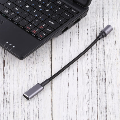 USB-C / Type-C Female to 8 Pin Magnetic DC Round Head Free Plug Charging Adapter Cable, Type-C to Magnetic Round Head