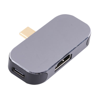 3 in 1 USB-C / Type-C Male to Dual USB-C / Type-C + 4K 60Hz HDMI Female Adapter, Dual USB-C / Type-C + HDMI