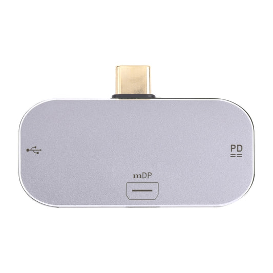 3 in 1 USB-C / Type-C Male to USB-C / Type-C Charging + USB + Mini DP Female Adapter, USB-C / Type-C + USB + Mini DP