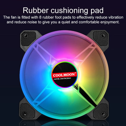 COOLMOON CM-JD1 Jade Ring RGB Case Cooler, CM-JD1