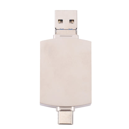 8 In 1 Type-C / USB-C + 8 Pin + Dual USB + SD + TF + Micro Card + OTG Multi-function Adapter, 8 In 1