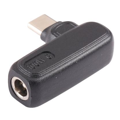 100W 5.5x2.5mm Female to USB-C/Type-C Male Plug Laptop Adapter Connector, 5.5x2.5mm