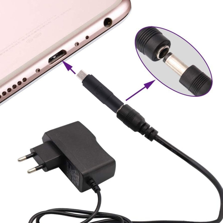 10 PCS 4.0 x 1.7mm to Micro USB DC Power Plug Connector, 4.0 x 1.7mm