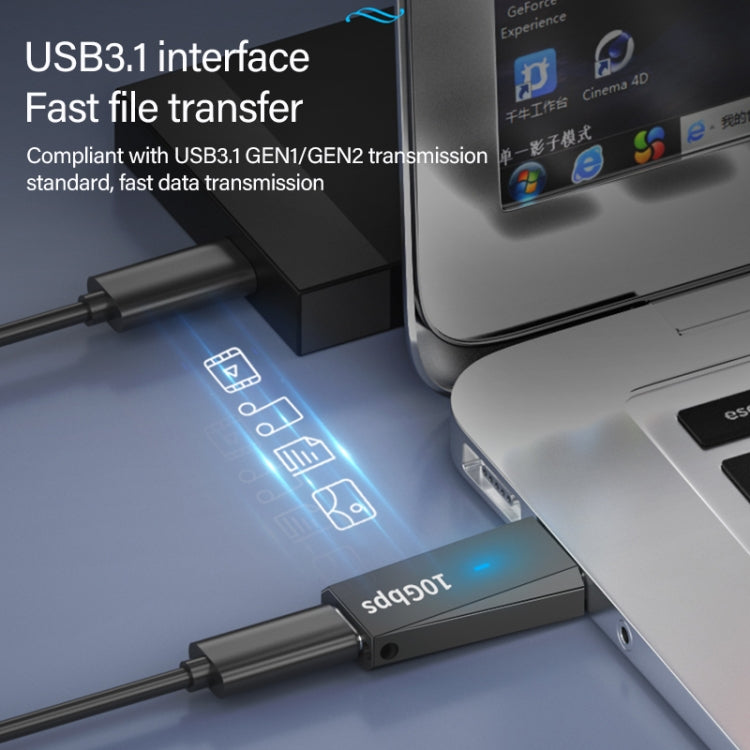 ADS-613 USB 3.1 Male to USB-C / Type-C Female Adapter