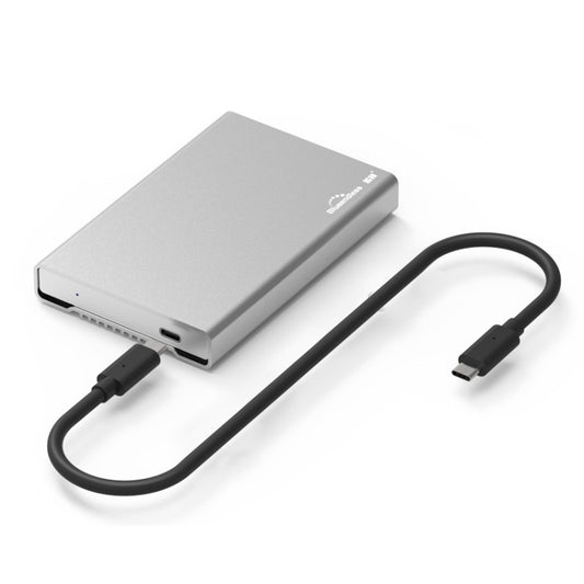 Blueendless U23Q SATA 2.5 inch Micro B Interface HDD Enclosure with USB-C / Type-C to USB-C / Type-C Cable, Support Thickness: 1cm or less, Type-C  (1cm)