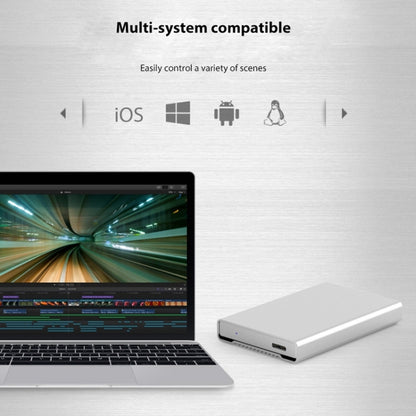 Blueendless U23Q SATA 2.5 inch Micro B Interface HDD Enclosure with USB-C / Type-C to USB 3.0 Cable, Support Thickness: 1cm or less, USB 3.0  (1cm)