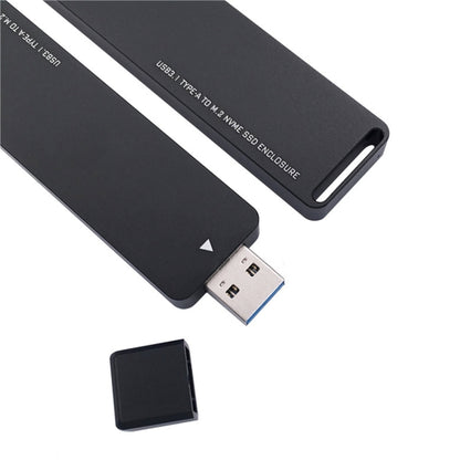 MSA7780 M.2 NVME PCI-E SSD to USB 3.1 Type-A Plug-in HDD Enclosure, NGFF to USB Type-A HDD