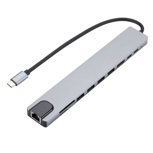 10 in 1 USB-C / Type-C Iinterface Docking Station Multi-function HUB, 10 in 1