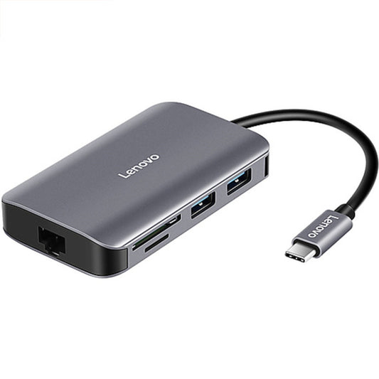 Lenovo F1-C08 8 In 1 Type-C / USB-C to HDMI Multi-function Converter Hub, F1-C08