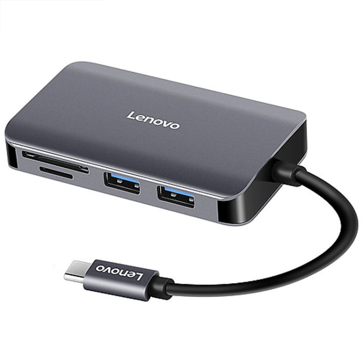Lenovo F1-C08 8 In 1 Type-C / USB-C to HDMI Multi-function Converter Hub, F1-C08