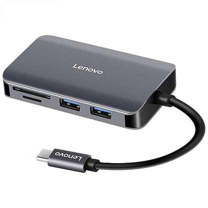 Lenovo F1-C08 8 In 1 Type-C / USB-C to HDMI Multi-function Converter Hub, F1-C08