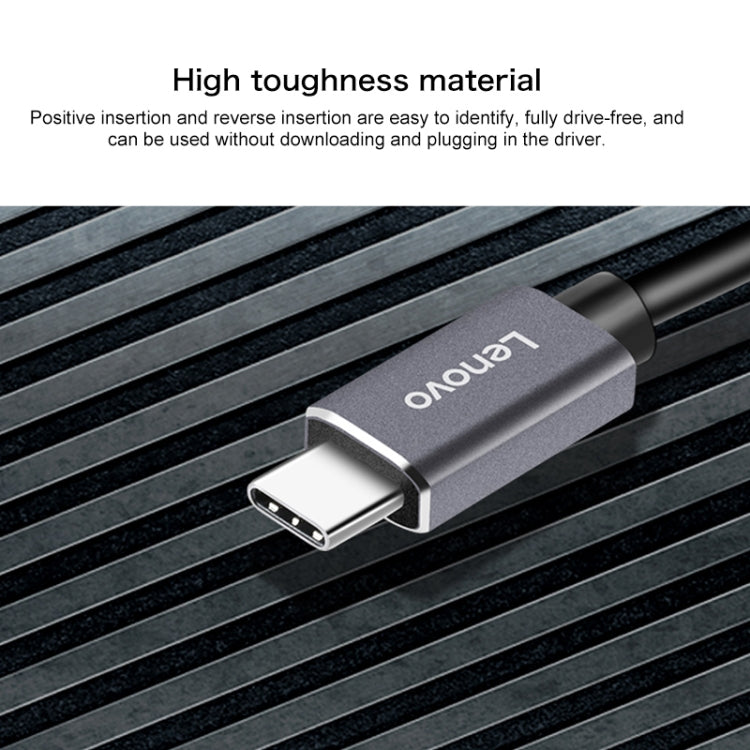 Lenovo F1-C08 8 In 1 Type-C / USB-C to HDMI Multi-function Converter Hub, F1-C08