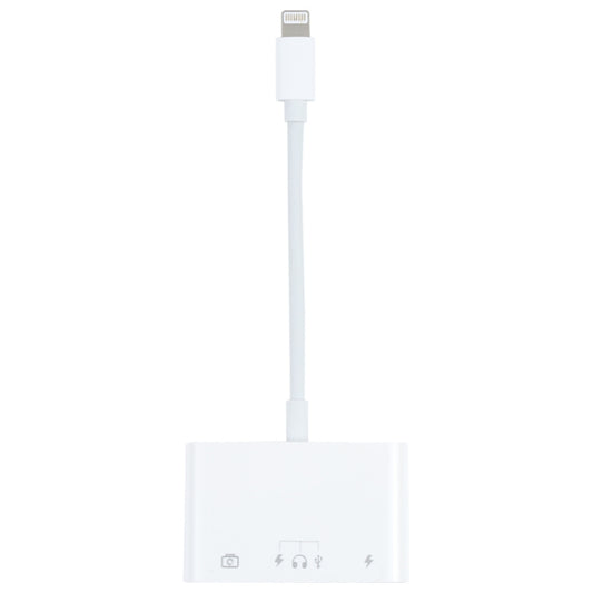 S-221 3 in 1 8 Pin Male to 8 Pin Power + USB-C / Type-C + USB Camera Female Adapter, S-221