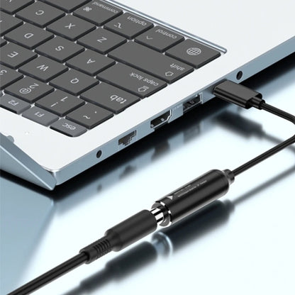 USB-C / Type-C Male to 7.9x0.9mm Female Nylon Braided Adapter Cable, 7.9x0.9mm