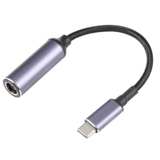 USB-C / Type-C Male to 7.4x0.6mm Female Nylon Braided Adapter Cable, 7.4x0.6mm