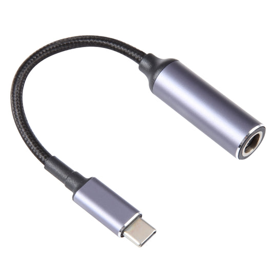 USB-C / Type-C Male to 7.4x0.6mm Female Nylon Braided Adapter Cable, 7.4x0.6mm