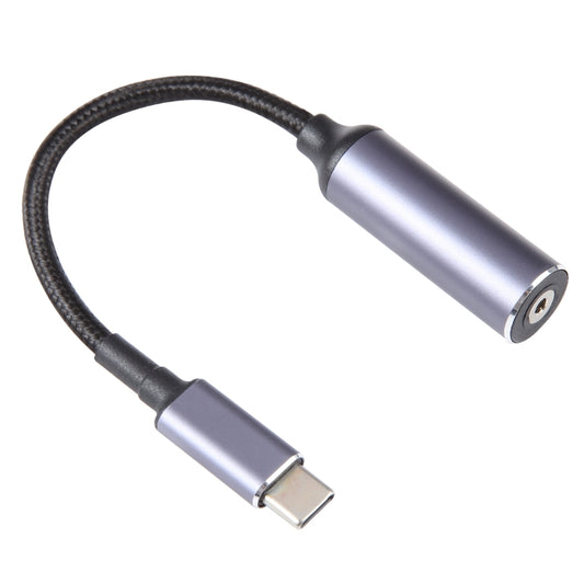 USB-C / Type-C Male to 2.5x0.7mm Female Nylon Braided Adapter Cable, 2.5x0.7mm