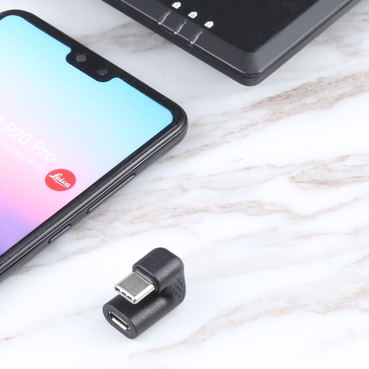 U-shaped USB-C / Type-C Male to Micro USB Female Adapter, Type-C to Micro USB