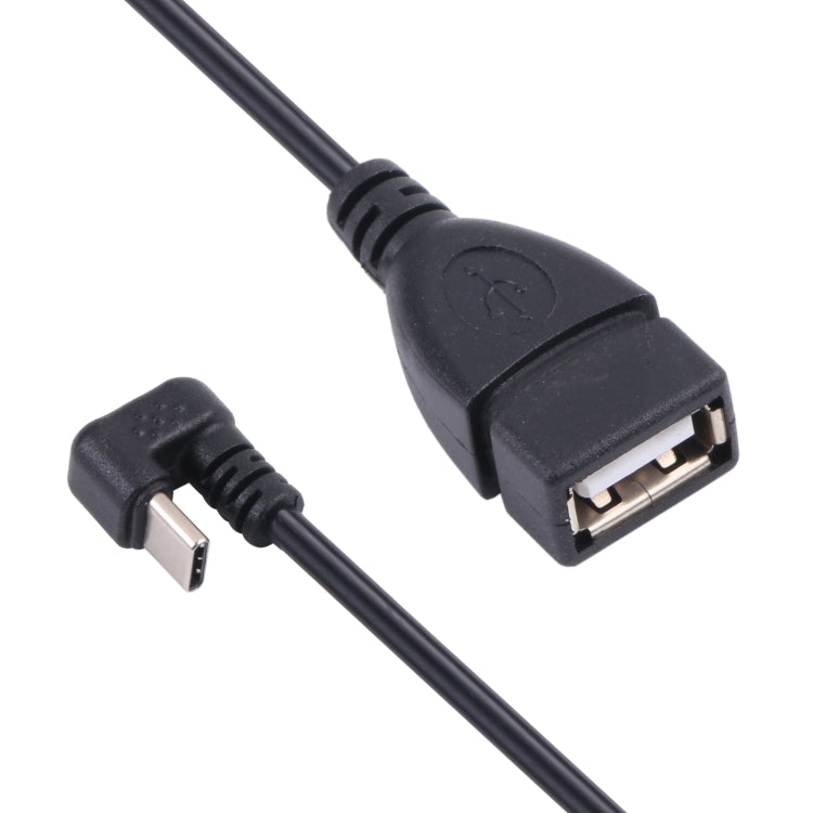 U-shaped Type-C Male to USB 2.0 Female OTG Data Cable, Type-C to USB 2.0