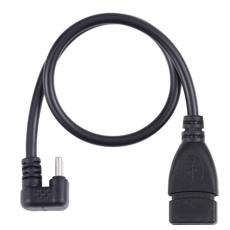 U-shaped Type-C Male to USB 2.0 Female OTG Data Cable, Type-C to USB 2.0