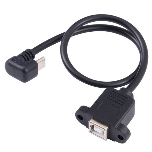 Micro USB Male to B-type Square Print Port Female Connector Cable, Micro USB to B-type Square