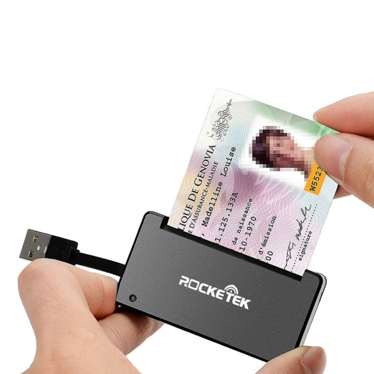ROCKETEK SCR3 Lecteur de carte à puce ID CAC SIM, SCR3