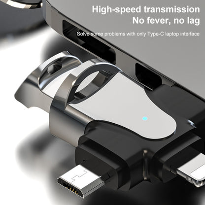 3 In 1 OTG Adapter, USB to Type-C / Micro USB / 8 Pin