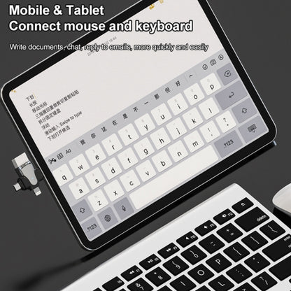 3 In 1 OTG Adapter, USB to Type-C / Micro USB / 8 Pin