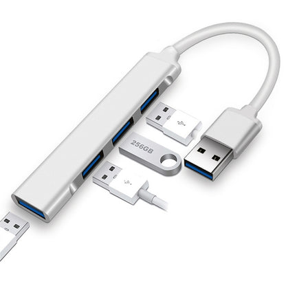 A809 USB 3.0 x 1 + USB 2.0 x 3 to USB 3.0 Multi-function Splitter HUB Adapter, A809