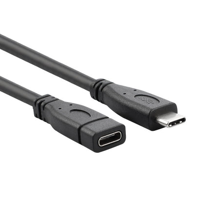 USB 3.1 Type-C / USB-C Male to Type-C / USB-C Female Gen2 Adapter Cable, Length: 50cm, Length: 50cm