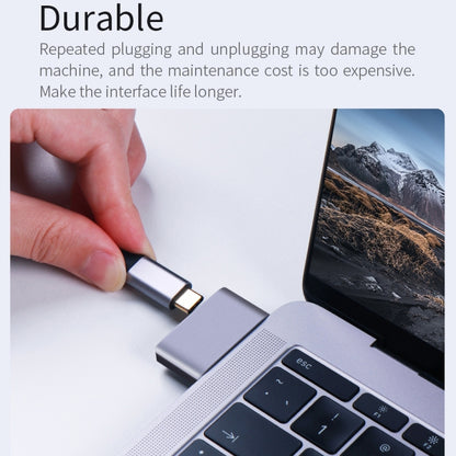 USB Female + USB-C / Type-C Female to 2 x USB-C / Type-C Male Adapter, USB Female+Type-C Female to 2 x Type-C