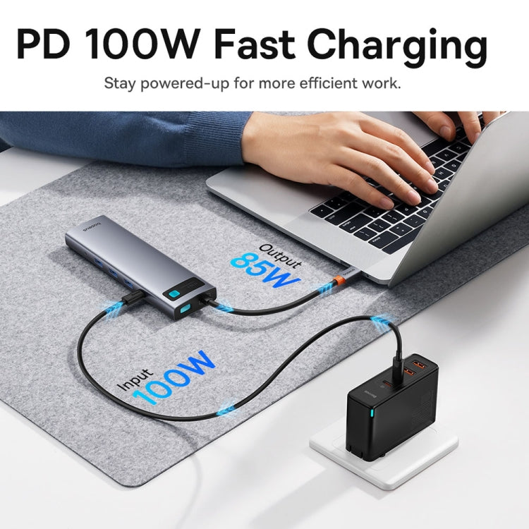 Baseus StarJoy Multifunctional 10-Port USB-C / Type-C HUB Adapter, B00030709811-00
