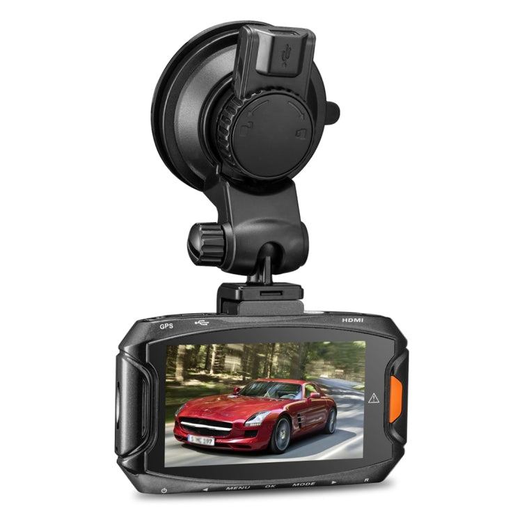 Caméra DVR de voiture GS90C, écran LCD 2,7 pouces, HD 2304 x 1296P, angle de vision large 170 degrés, prise en charge de la détection de mouvement / carte TF / capteur G / HDMI, GS90C