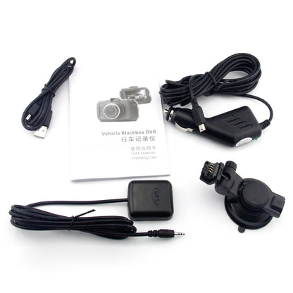 Caméra DVR de voiture GS90C, écran LCD 2,7 pouces, HD 2304 x 1296P, angle de vision large 170 degrés, prise en charge de la détection de mouvement / carte TF / capteur G / HDMI, GS90C