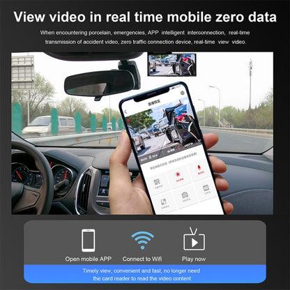 X11 2K Ultra HD Night Vision WiFi Car Driving Recorder Support Mobile APP, X11