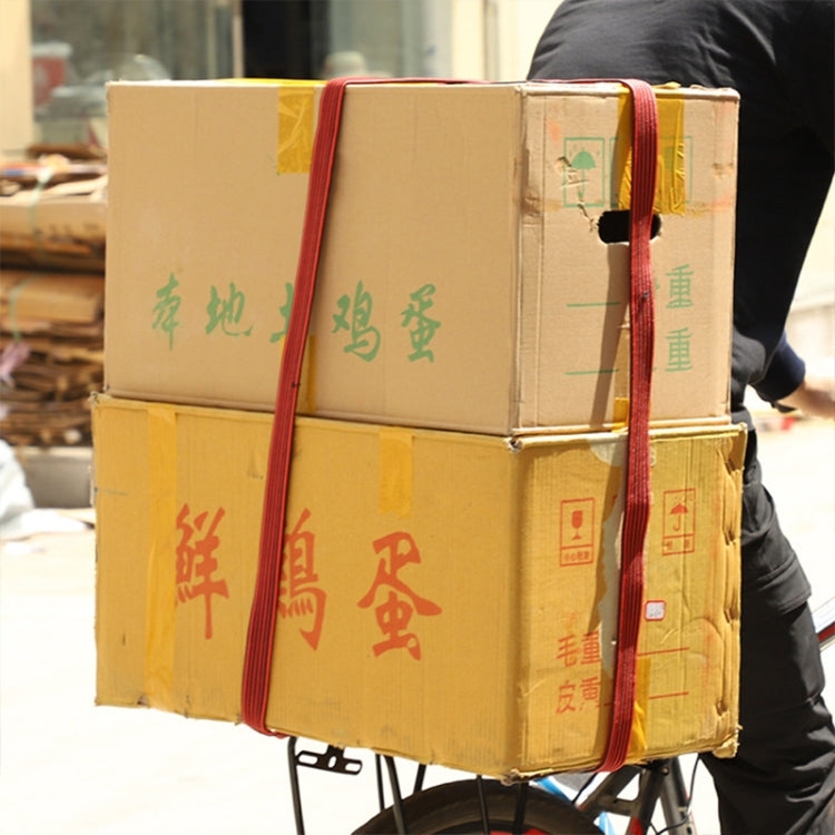 2m Elastic Strapping Rope Packing Tape for Bicycle Motorcycle Back Seat with Hook, 2m