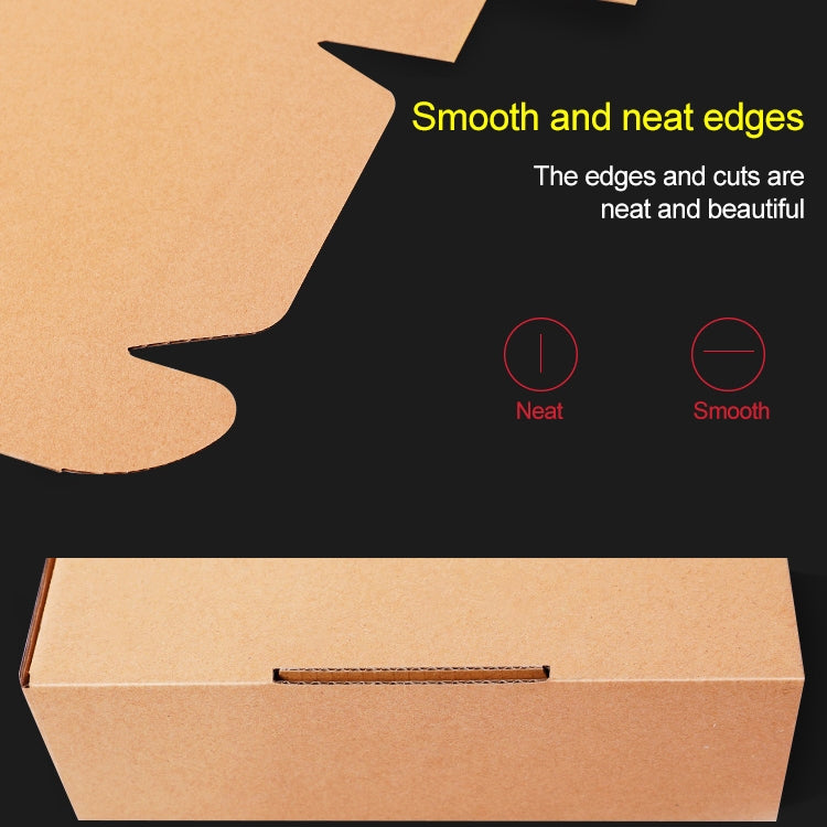 100 PCS Kraft Paper Shipping Box Packaging Box, Size: Q2, 13x8x2.5cm, 13x8x2.5cm