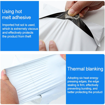 100 PCS / Roll Thick Express Bag Packaging Bag Waterproof Plastic Bag, Size: 20x30cm (Dark Grey)