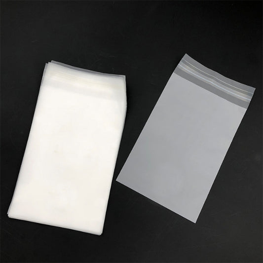200 PCS Frosted Translucent CPE Self-adhesive Bag Zip Lock Bag Packaging Bag, Size: 10x13+2cm