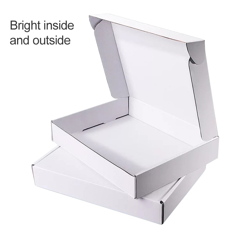2pcs Shipping Box Clothing Packaging Box, Color: White, Size: 27x16x5cm, 27x16x5cm
