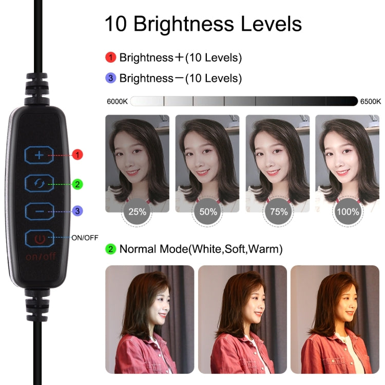 PULUZ 4 in 1 Vlogging Live Broadcast Smartphone Video Rig + 4.7 inch 12cm Ring LED Selfie Light Kits with Microphone + Tripod Mount + Cold Shoe Tripod Head for iPhone, Galaxy, Huawei, Xiaomi, HTC, LG, Google, and Other Smartphones, 4 in 1 Ring LED     ...