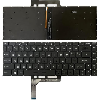 US Version Laptop Keyboard with Backlight for MSI GS65 / GS65VR / MS-16Q2 / Stealth 8SE /8SF / 8SG /Thin 8RE / Thin 8RF, For MSI GS65 / GS65VR(Black), For MSI GS65 / GS65VR(Grey), For MSI GS65 / GS65VR(Red), For MSI GS65 / GS65VR(Silver)