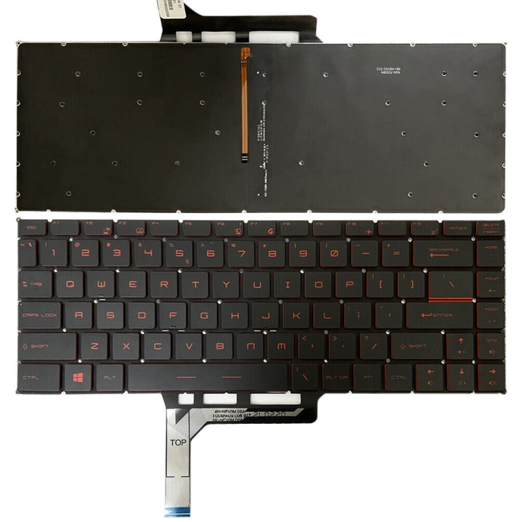 US Version Laptop Keyboard with Backlight for MSI GS65 / GS65VR / MS-16Q2 / Stealth 8SE /8SF / 8SG /Thin 8RE / Thin 8RF, For MSI GS65 / GS65VR(Black), For MSI GS65 / GS65VR(Grey), For MSI GS65 / GS65VR(Red), For MSI GS65 / GS65VR(Silver)