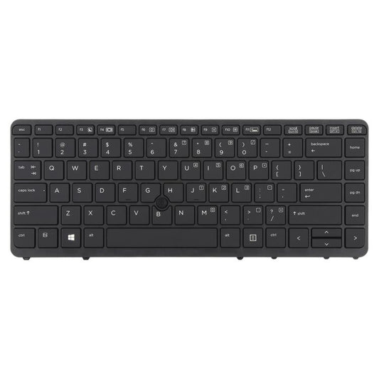 Pour clavier HP EliteBook 840 G1 version américaine avec rétroéclairage et dispositif de pointage, pour HP EliteBook 840 G1