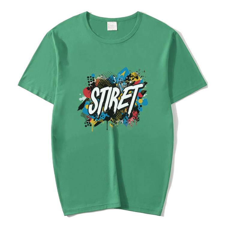 Round Neck Modal Short Sleeve T-shirt Custom Made Print Your Demand, Size: M, M