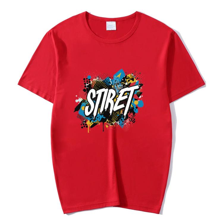Round Neck Modal Short Sleeve T-shirt Custom Made Print Your Demand, Size: M, M