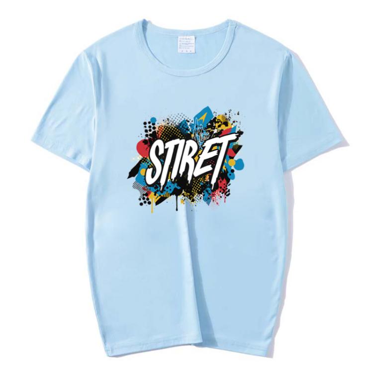 Round Neck Modal Short Sleeve T-shirt Custom Made Print Your Demand, Size: M, M