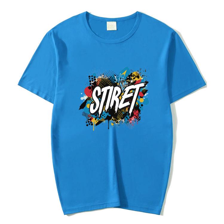 Round Neck Modal Short Sleeve T-shirt Custom Made Print Your Demand, Size: L, L, POD T-shirt