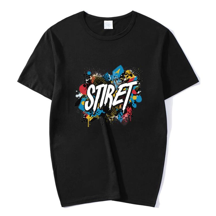 Round Neck Modal Short Sleeve T-shirt Custom Made Print Your Demand, Size: XL, XL