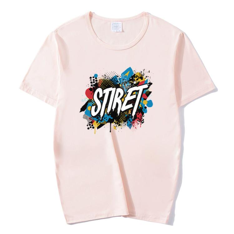 Round Neck Modal Short Sleeve T-shirt Custom Made Print Your Demand, Size: XL, XL